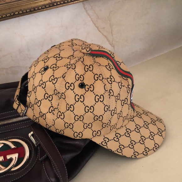 NWOT Logo (Beige) G baseball cap with house brand Bee - Picture 5 of 16